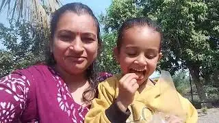 વિવું છે ને દુકાન નું ભાગ બોવ ખાય છે 😂#minivlog #vairalvideo #ma #beti 