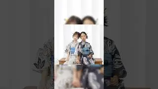 【UNCOCON アンココン】👘🌼lilysaのお気に入り💙🤍🖤💛浴衣モデルの記念に買ったデザイン👼🏻&lrm;nonoc 子供浴衣 キッズ浴衣 #浴衣 #浴衣女子 #キッズモデル #子供