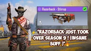 🚨 &ldquo;RAZORBACK is BACK and It&rsquo;s SCARY STRONG in Season 9 !&rdquo;💀| INSANE 20 KILLS Ranked SND | COD Mobile 