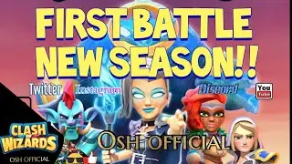 Clash of Wizards NEW season..NINJA has arrived!! FIRST BATTLE OF NEW SEASON!!
