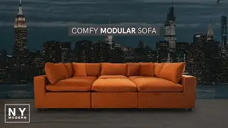Transforming my living space with the Avalon Modular Velvet Corner Sofa! 🛋️✨