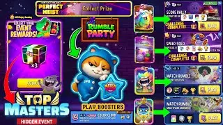 Rewards TOP MASTERS/(Party+3 Solo+2 Rumble) TEAM SOLO/ Blow'Em Up/ Special O' Rama/ Color Crystals 