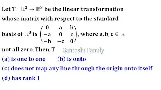 University of Washington || one one and onto linear transformation || iit jam 2010 algebra