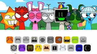 COMPLETE Sprunki Adventures in Melodia CHARACTERS ✨ INCREDIBOX SPRUNKI #shorts #incredibox #sprunki
