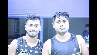 TUSHAR & LAL CHAD vs ANIK & FARDIN Mens Doubles Badminton game at Rajbari Bangladesh 2020.