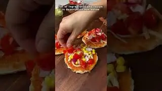 Quick and easy bread pizza recipe | Easy bread pizza on tawa | No bake pizza #shorts