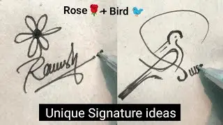 🔴 Unique Signature ideas | How to make a Signature | Signature Design