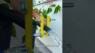 Hose leak fix in seconds! #leak #fix #hacks