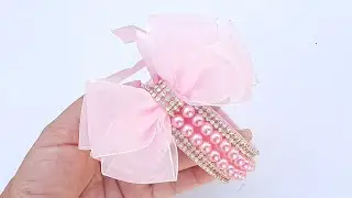 Porta coque bailarina/ bordado com manta e estrass/ fácil de fazer