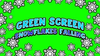 Green Screen - Snowflakes Falling (GST)