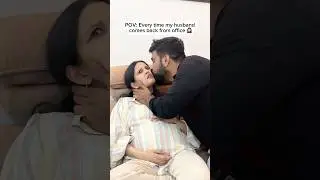 Is your husband like this too ? #shorts #shortsfeed #couple #pregnant #pregnancy