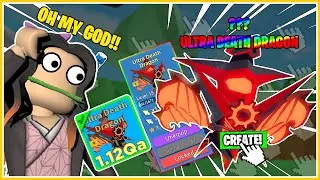 CLICKER SIMULATOR - I CANT BELIEVE I MADE THE NEW *ULTRA DEATH DRAGON!* THIS PET IS TOO OP! - ROBLOX