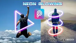Picsart Tutorial - Edit Neon Glowing ( Shape)