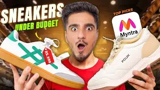 6 Must Have Budget Sneakers For Men Under ₹1499 | Myntra Shoes/Sneaker Haul 