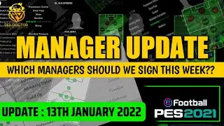 MANAGER UPDATE FOR THIS WEEK ( 13-01-2022) | PES 2021 MOBILE