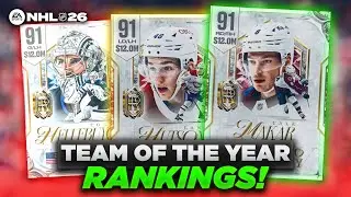 NHL 26 TEAM OF THE YEAR SETS, COST AND RANKINGS BREAKDOWN! | DEFENSE AND GOALIES