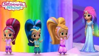 Shimmer and Shine Rainbow waterfall Adventure. Games Online