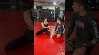 Mikey Musumeci teaches Nina Drama his favorite jiujitsu submission #ufc #mma #shorts