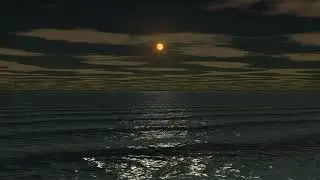 A delicious night of moonlight, ocean, sea, waves, beach...
