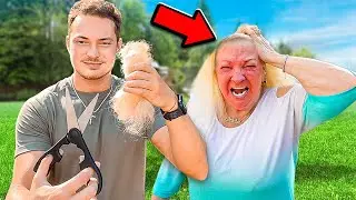 I CUT GRANDMOMS HAIR OFF!