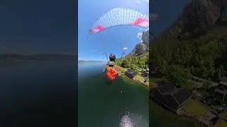 Bruchlandung am Traunsee #mountains #paragliding #hikeandfly #berge #gleitschirm #ohno #alpen