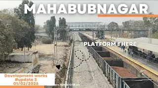 Mahabubngar station Redevelopment works update under Amrit Bharath  Scheme| Railfan India