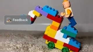 How to make an excavator. Lego lucky bricks.