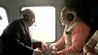 PM Narendra Modi And PM Netanyahu Visit WWI Cemetery in Haifa