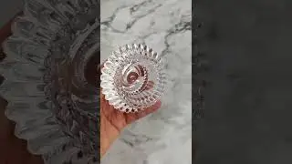 Mini Double Headed Glass Candle Holder For Taper Candles