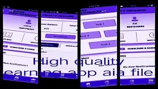 High Quality AIA file Like Android studio Professional App AIA earning app aia file #cybersquadboy