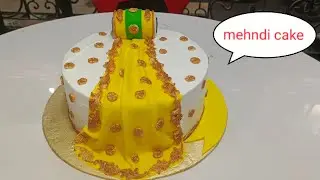 Aaj Humne Mehandi Wala cake Banaya#chbilalcakechef#cakeinspiration #cake #cakedesign #cakedecorating