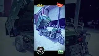 Electric Loader Rickshaw with Hydraulic Jack #hydraulicloader #trending #shortsviral
