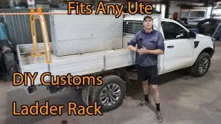 How to DIY Customs Ladder Rack