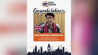 Student Testimonial | Search Education Nepal | Success Story | Study in UK | Visa Granted