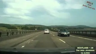 0080 SCOTLAND trip from Inverness to Alness - Street view car 2013 Driving through