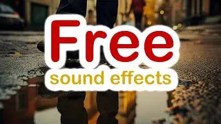 Free footstep sound effect