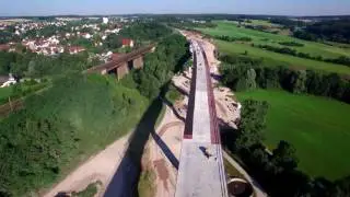 Luftbildvideo &ndash; Max B&ouml;gl  - Aurachtalbr&uuml;cke in 4K