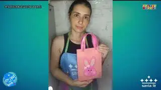 SACOLA COELHINHO por Catarina Pierini