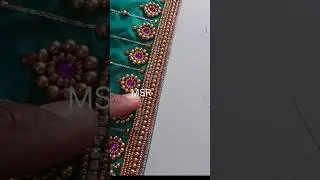 Aari work blouse sleeve design | Tip's | #shortvideo #shortshorts #aariwork #aari