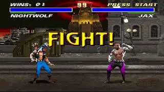 JOGANDO A ULTIMATE MORTAL KOMBAT 3 DELUXE - NOVO ROM MODIFICADO PARA SUPER NINTENDO