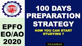 EPFO Enforcement Officer 2020 Preparation | 100 Days Preparation Strategy | How can you study
