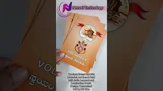 Elegant Event Card sets#bangalore #custom #printing #ganesh #ganpati #music