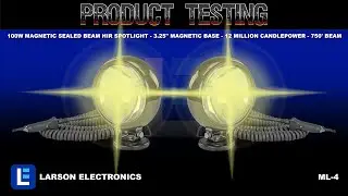 100W Magnetic Sealed Beam HIR Spotlight - 3.25