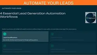 Automate Lead Qualification with GoHighLevel (Stop Wasting Time on Unqualified Leads!)