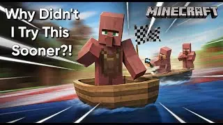 Minecraft Villager Transport: Easy & Efficient (No Redstone Required!)