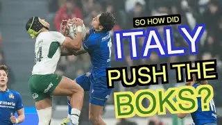 So how did Italy push the Springboks? | Autumn Nations Series 2025