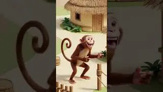 M for monkey 🐒 #youtubeshorts #funny #cartoon #kidsshorts #kids #shorts