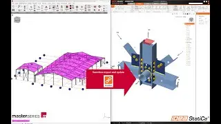 MasterSeries &ndash; IDEA StatiCa Link: Full Workflow Tutorial for Complex Connections Design