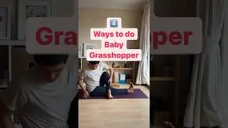 Baby grasshopper pose variations 🔥 #armbalance #yogaforstrength #babygrasshopper