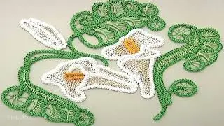 How to Make a Project in Romanian Point Lace. Needlework